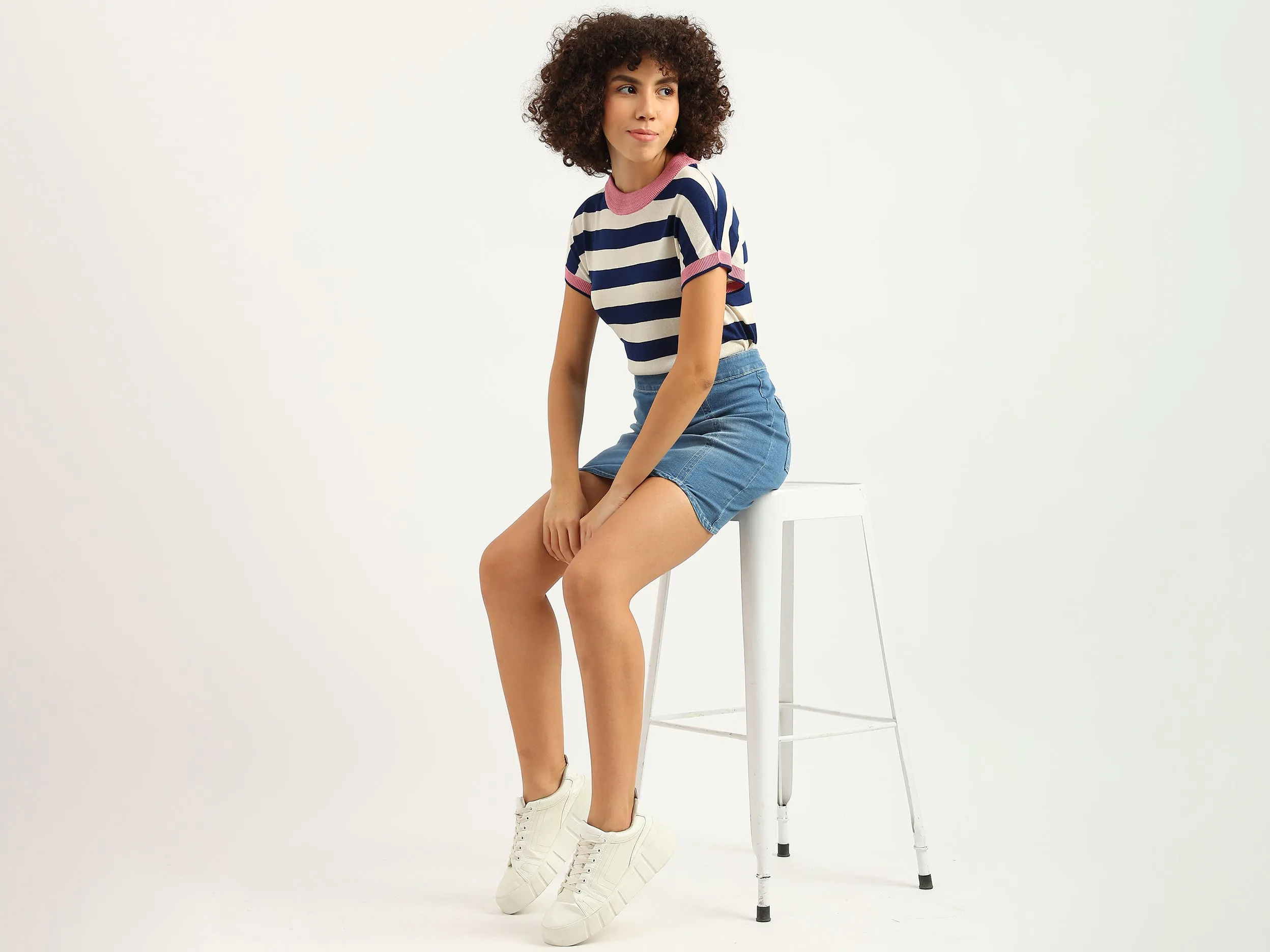 Women Solid Regular Fit Skirt