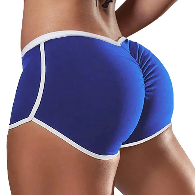 Women's Summer Sports Shorts – Skinny Slim Fit, Low-Waist Stretchy Yoga and Gym Shorts, Casual Fitness Pants