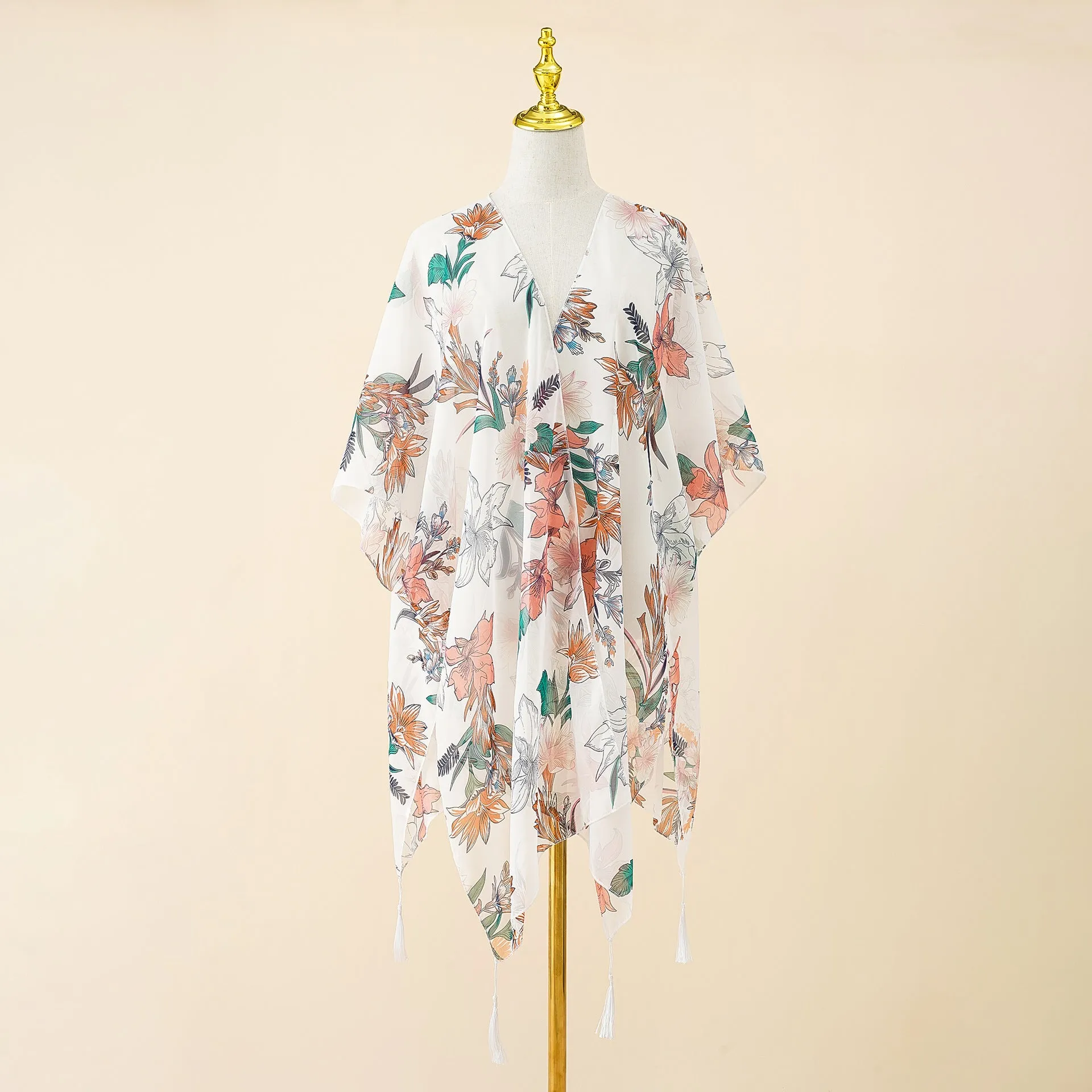 Women's Tops Boho Loose Tassels Coverups