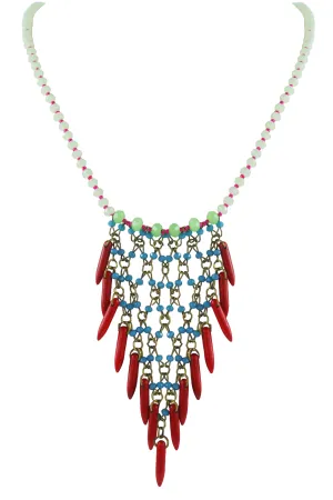 Woven Beaded Necklaces N2550