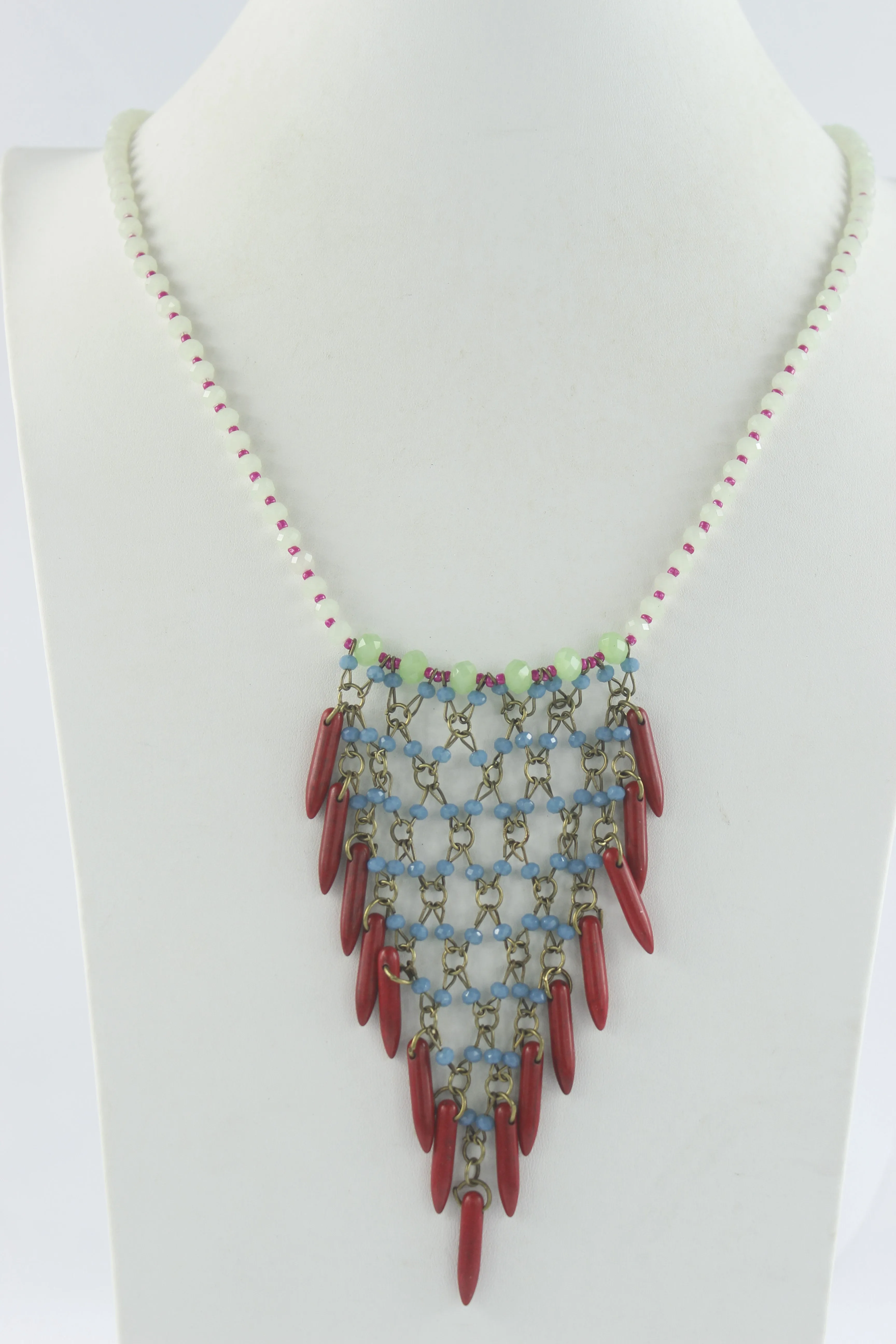 Woven Beaded Necklaces N2550
