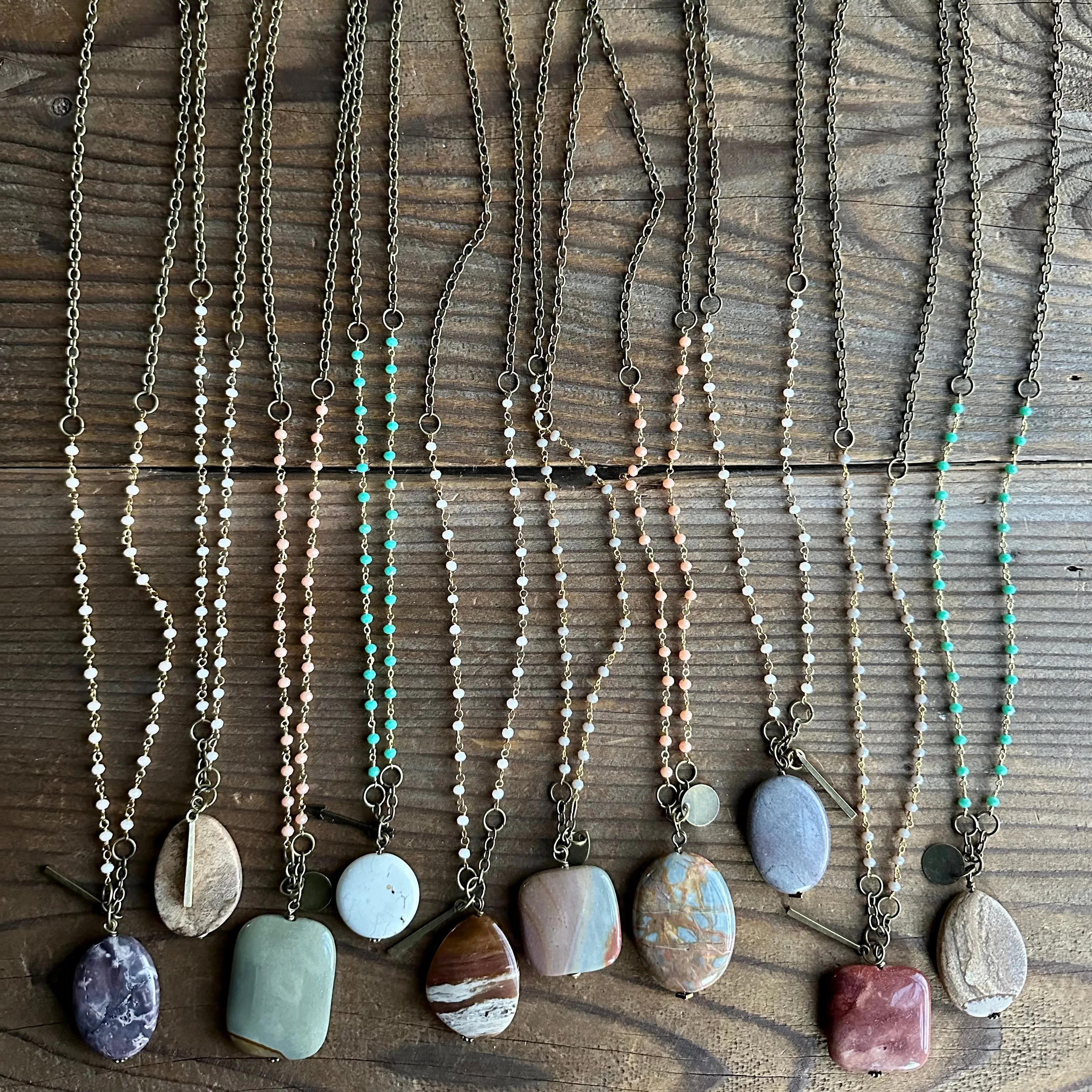 WS BEADED BOHO NECKLACES