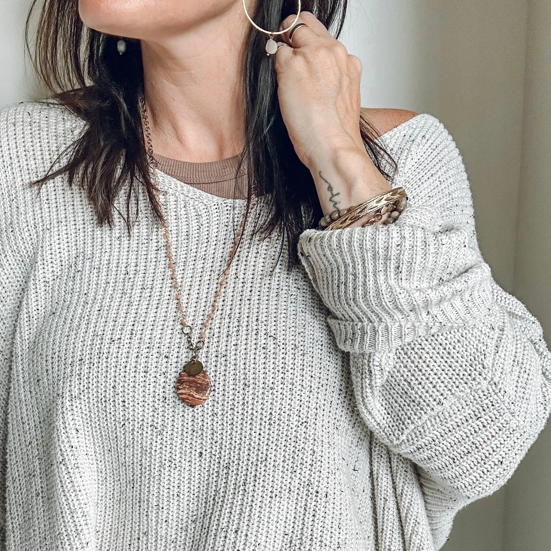WS BEADED BOHO NECKLACES
