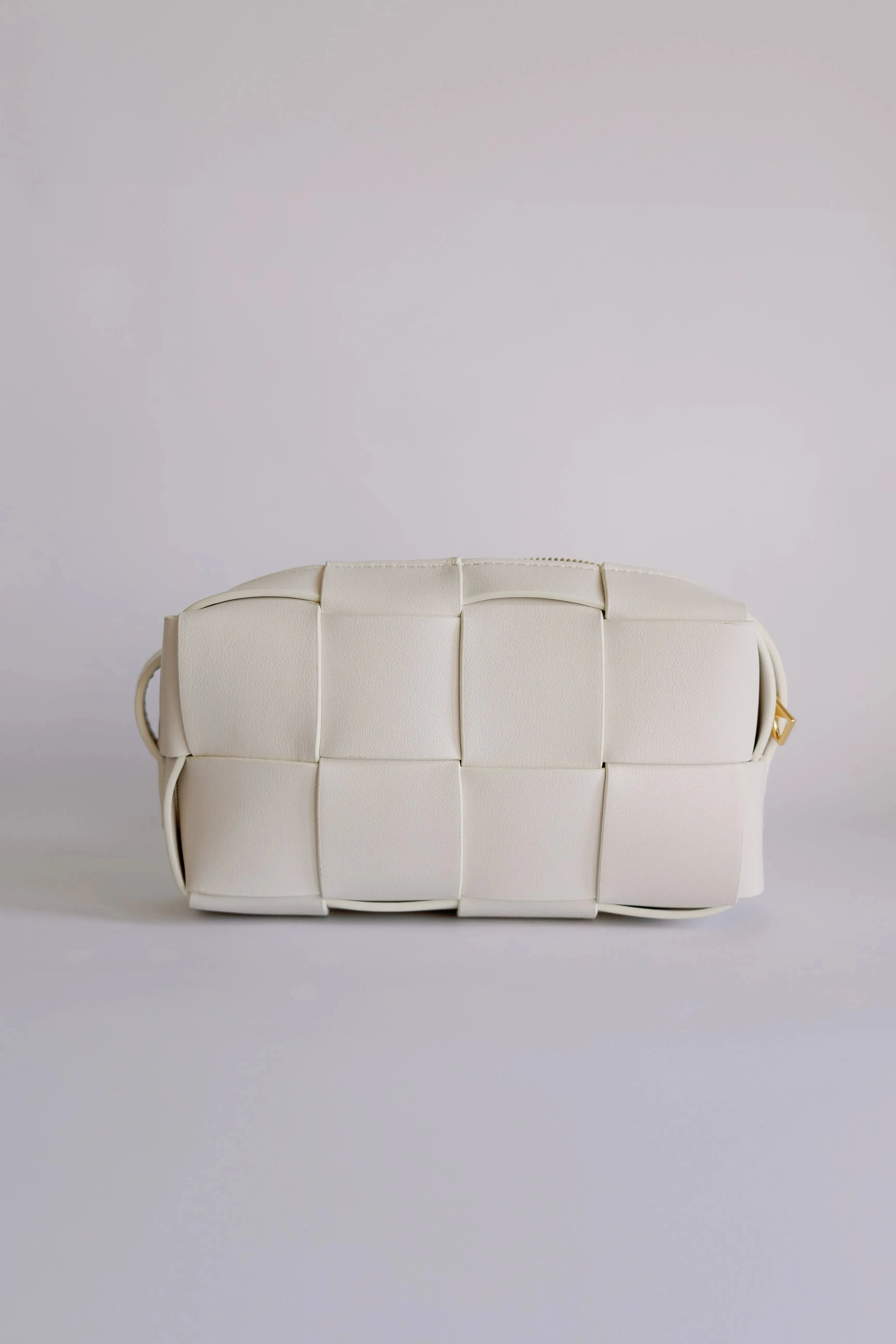 Zippered Mini Woven Crossbody